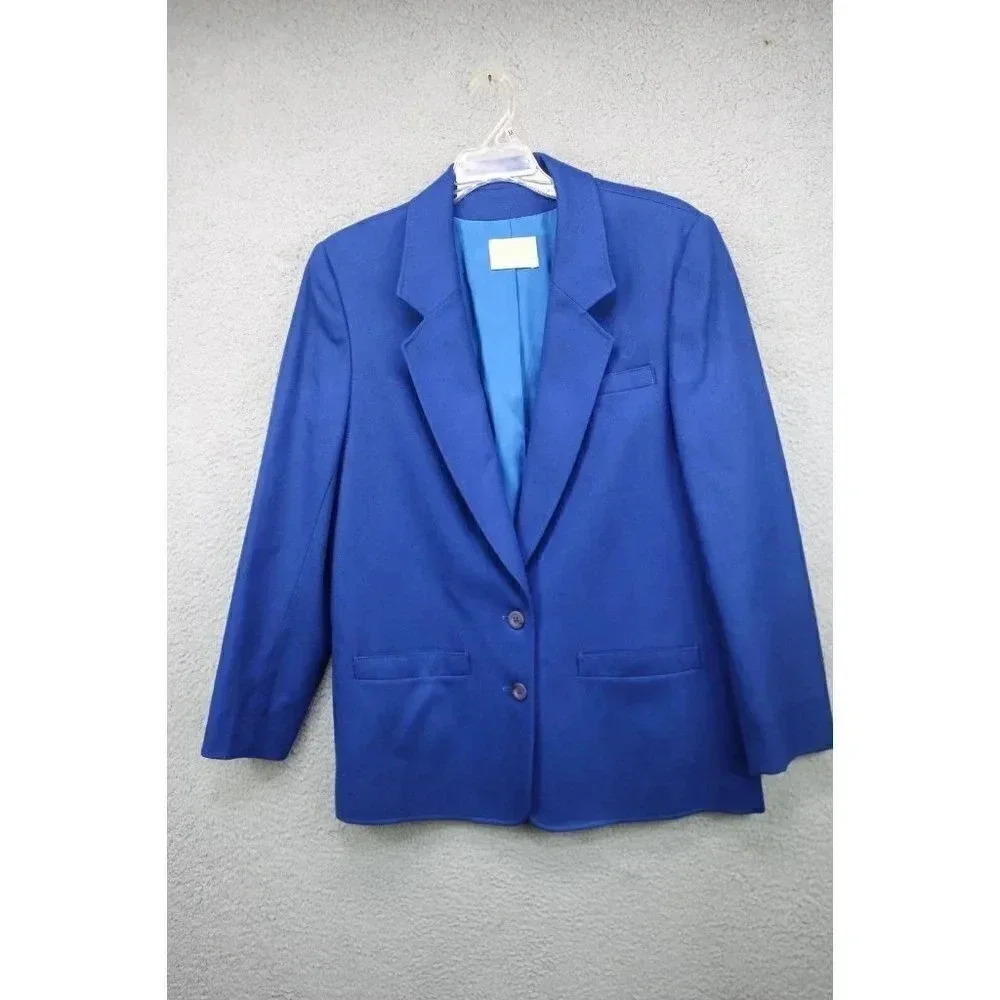 Pendleton Women's 100% Virgin Wool Jacket-Blue-Size‎ Small